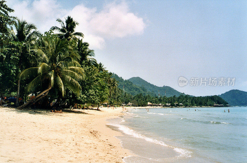 孤独的海滩，泰国Koh Chang